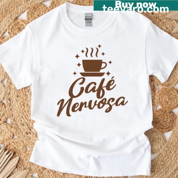 Frasier Cafe Nervosa T-shirt with iconic logo