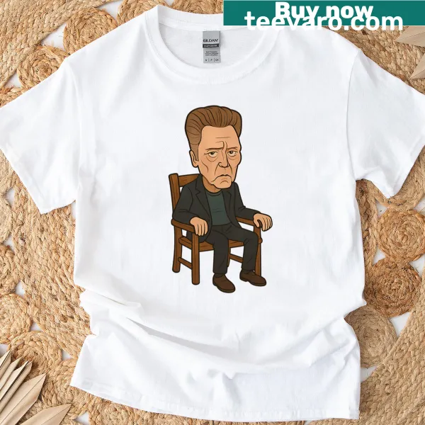 Fun graphic text of 'Christopher Sittin' on a t-shirt
