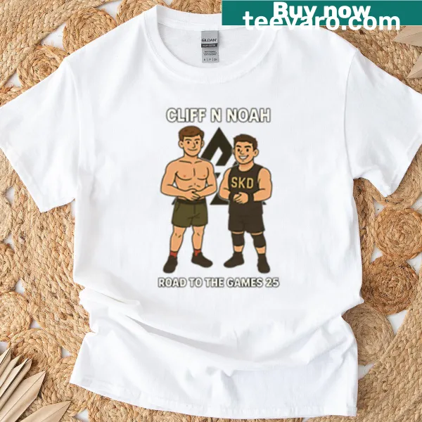 Fundraiser t-shirt supporting Cliff Noah with vintage design