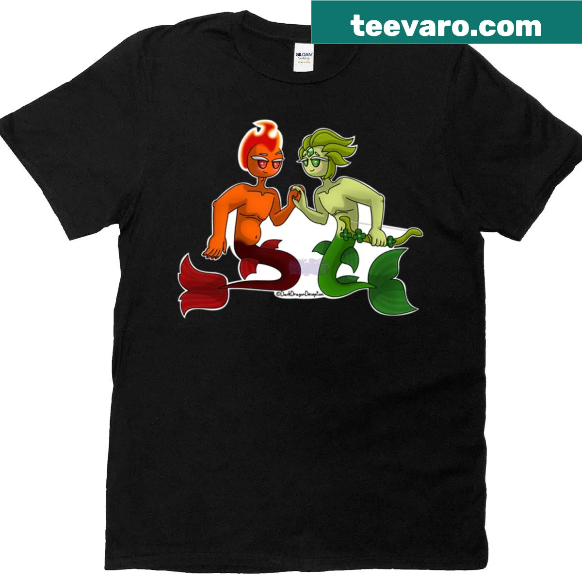 Whimsical Cookierun graphic on t-shirt — on a men's t-shirt
