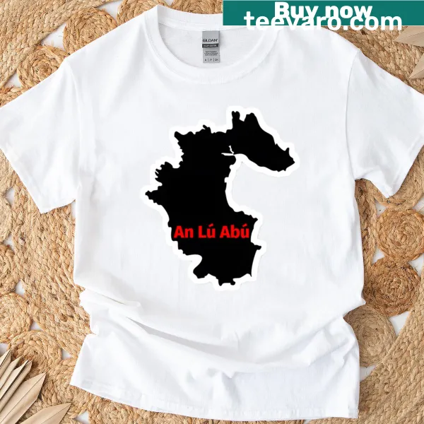 Oversized T-shirt showcasing Country Louth, Ireland graphic text