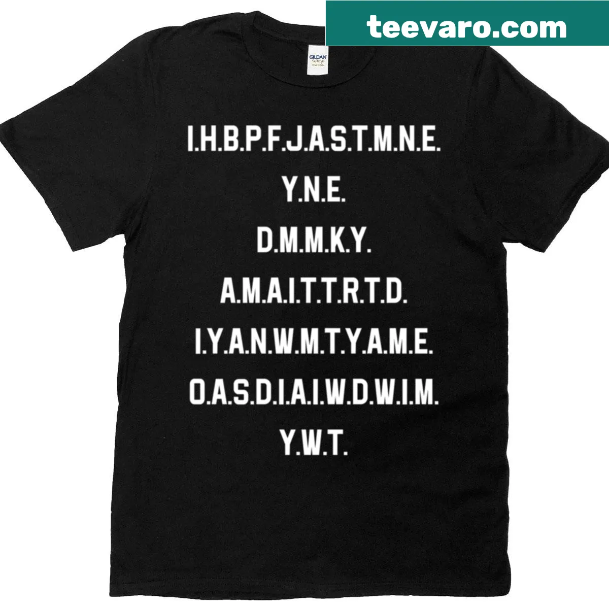 Inspirational typographic T-shirt with the phrase 'I Have Brought Peace'. — on a men's t-shirt