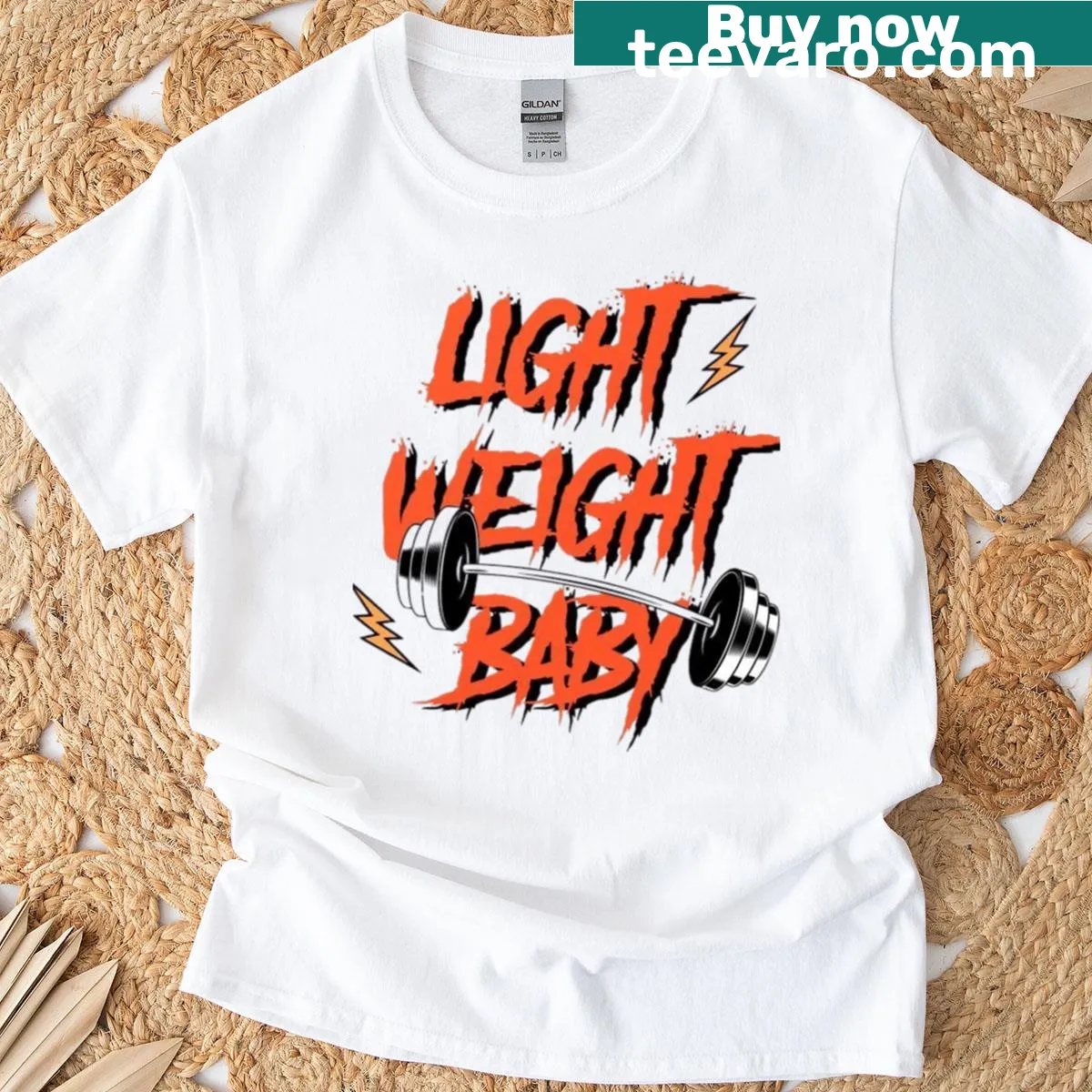 Cute Light Weight Baby T-shirt for toddlers — on a men's t-shirt
