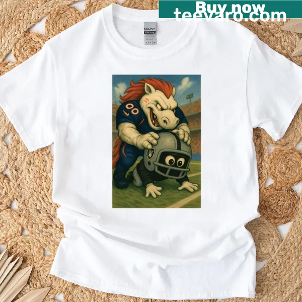 Cartoon vehicle design on Miles On Rusher T-shirt