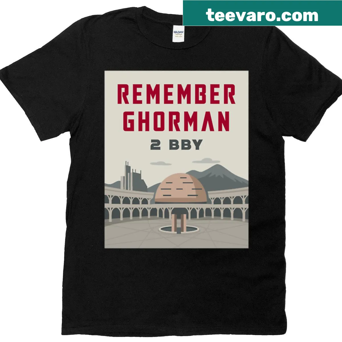 Vintage distressed oversized T-shirt with a nostalgic graphic design. — on a men's t-shirt