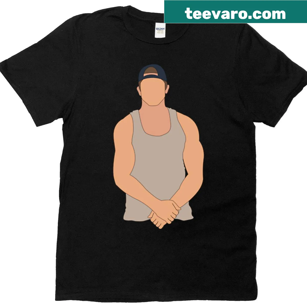 Bold Survivor David's Judgement graphic t-shirt — on a men's t-shirt