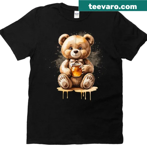 Cute t-shirt featuring an adorable teddy bear illustration