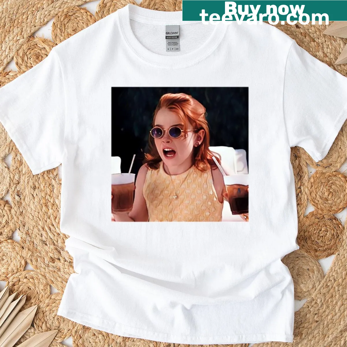 Vintage Parent Trap T-shirt design honoring the classic film — on a men's t-shirt