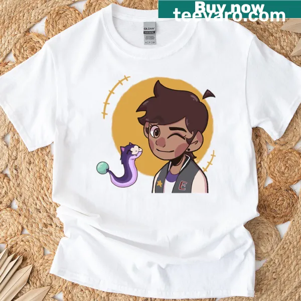 Charming graphic celebrating the name Luz on a T-shirt