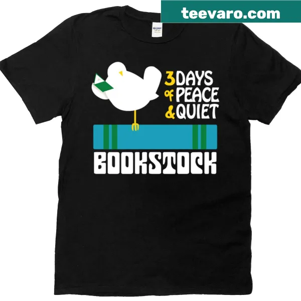 Oversized T-shirt celebrating Bookstock Reading Festival