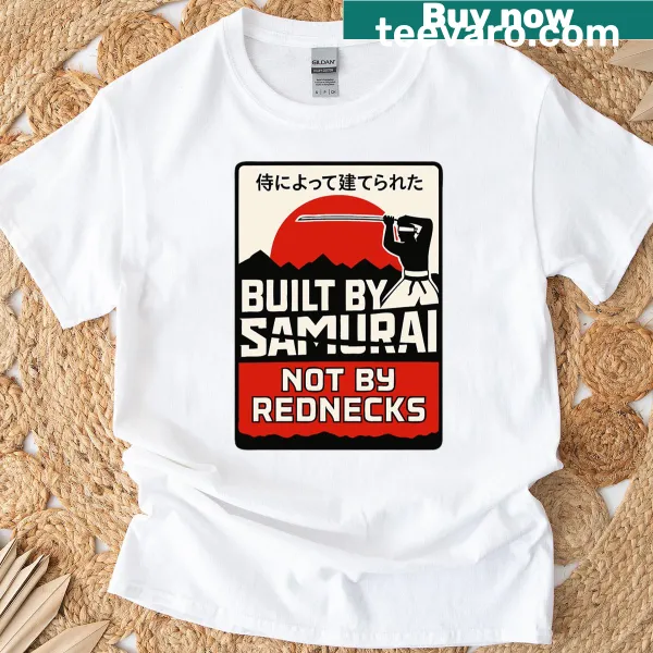 Illustration of a samurai warrior on a T-shirt