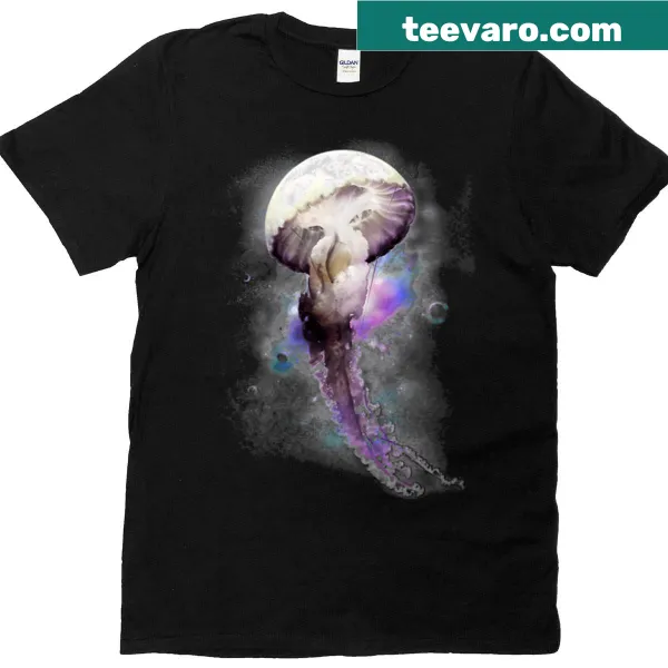 Illustration of a cosmic anomaly on T-shirt