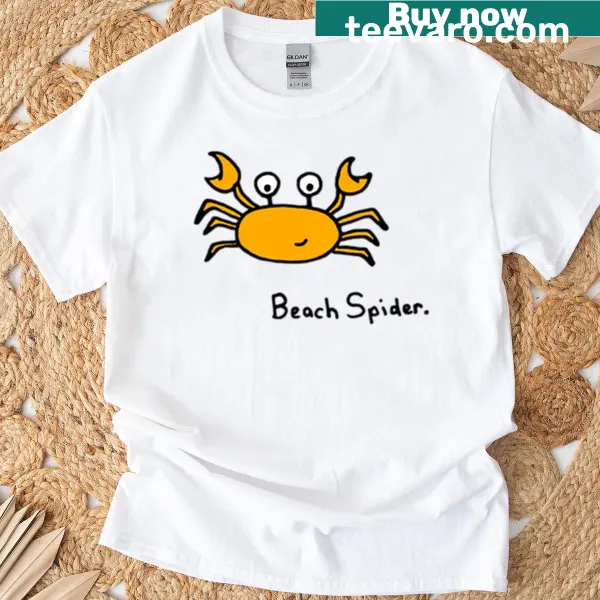 Cartoon crab graphic on a T-shirt