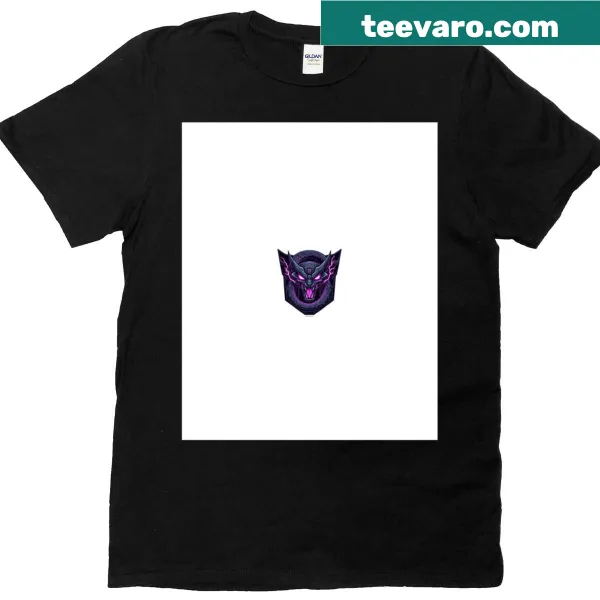 Decepticon snake transformation graphic on a T-shirt
