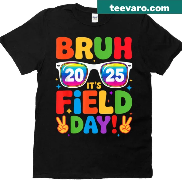 Field day themed t-shirt for kids with playful text