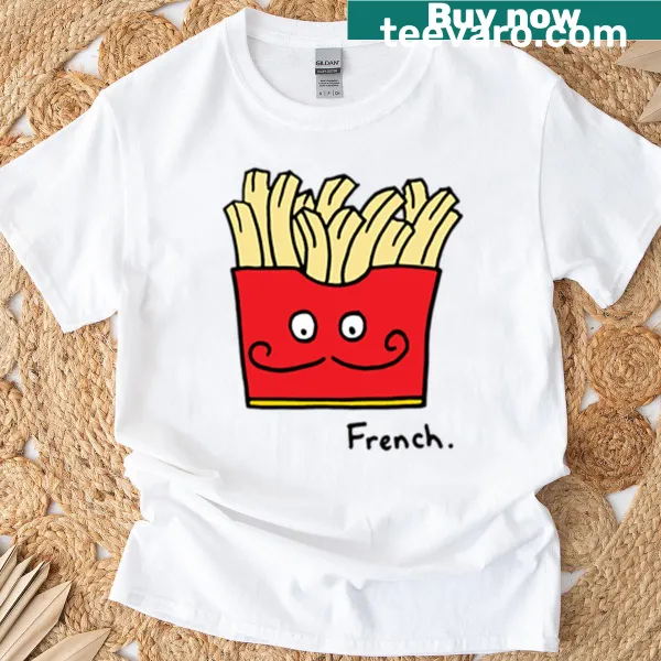 Oversized T-shirt featuring a fun fries graphic