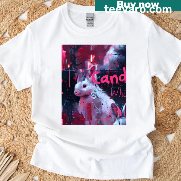 Urban vibe T-shirt featuring graffiti-style abstract art.