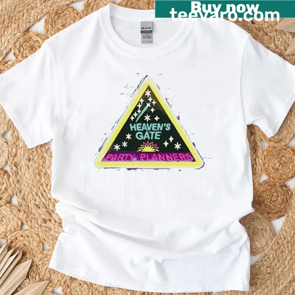 Playful T-shirt for party planners with heavenly theme