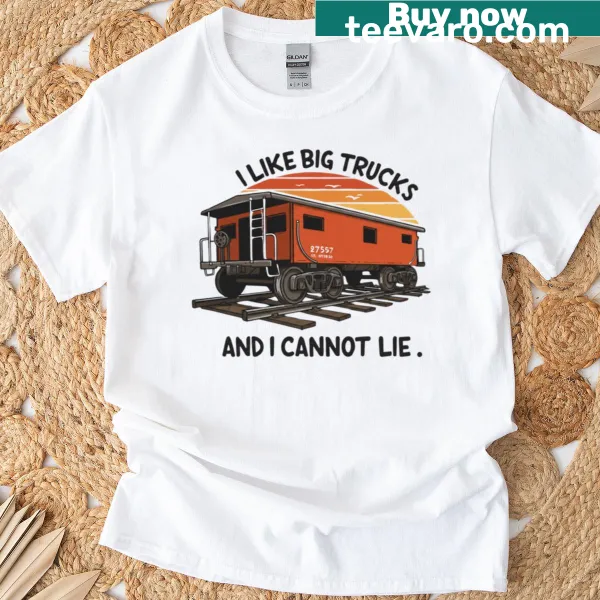 Oversized t-shirt with humorous truck-themed text