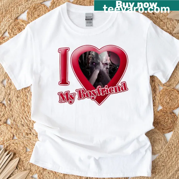 Oversized tee with playful text declaring love for Emperor from Bg3