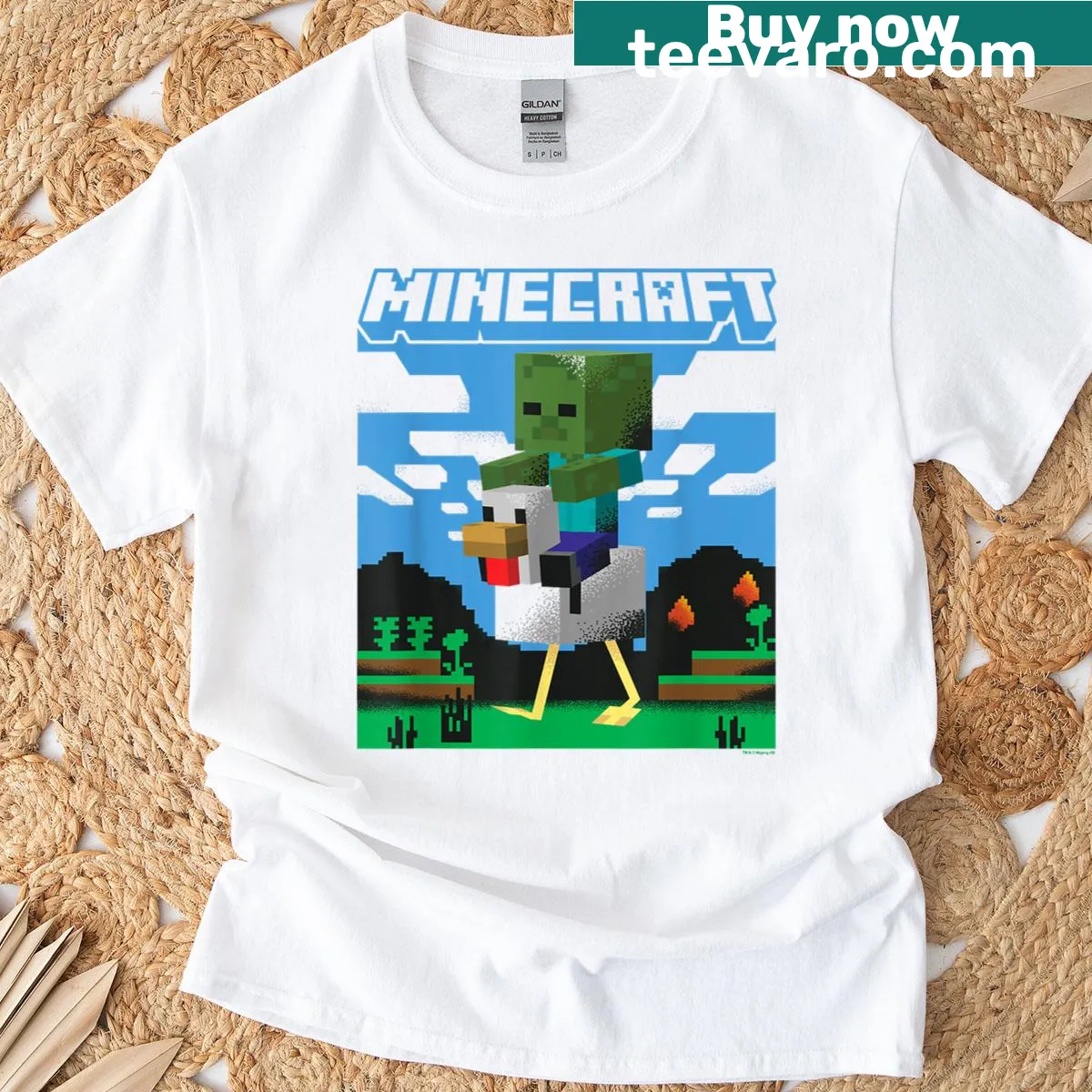 Minnesota outline with thin green line emblem on a T-shirt — on a men's t-shirt