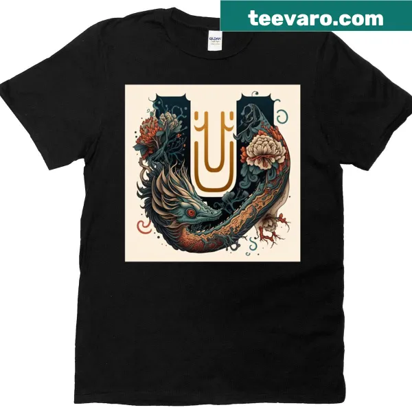 Oversized T-shirt with a glowing night blossoms design
