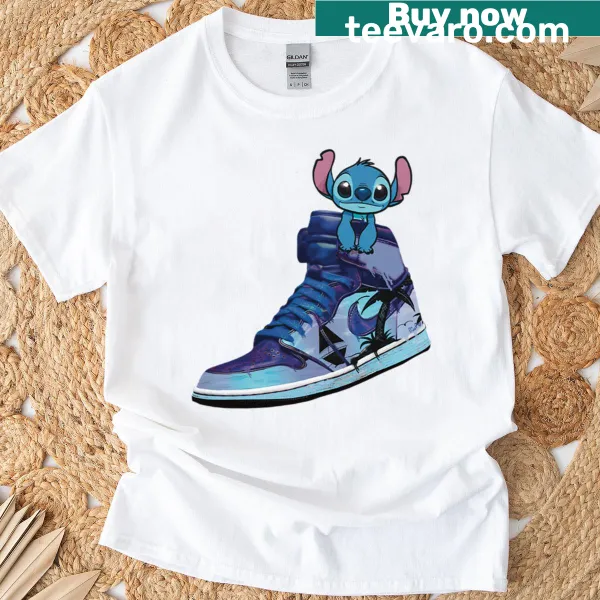 Stitch Sneakers t-shirt featuring a fun character design