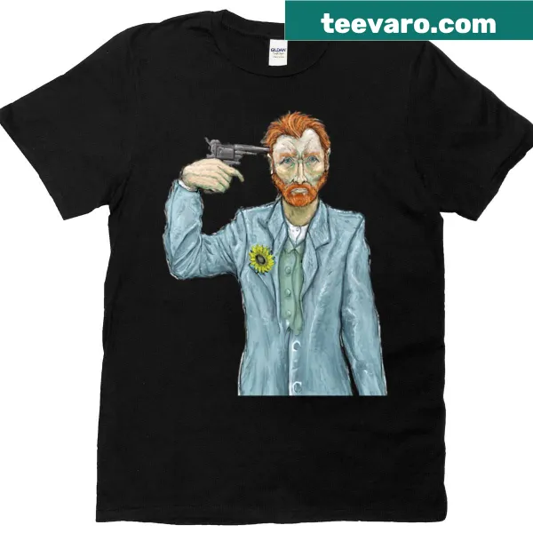 Provocative illustration inspired by Van Gogh on a T-shirt