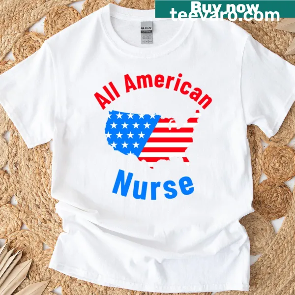 Typographic design celebrating American nurses