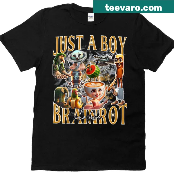 T-shirt featuring Italian meme graphics and humorous text for all ages