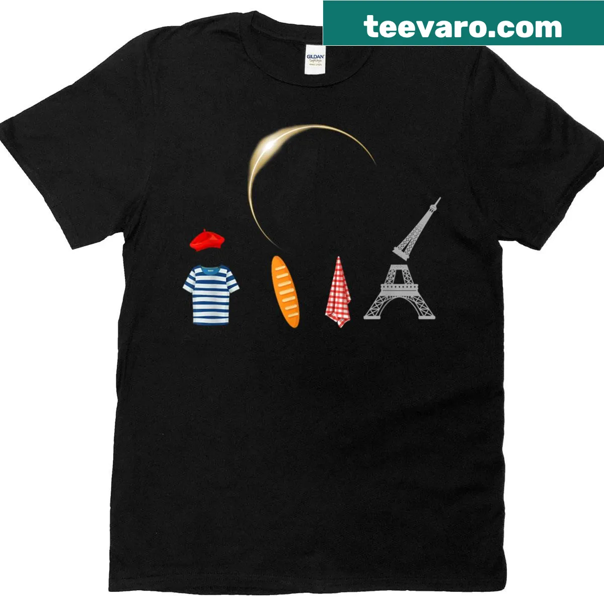 Gaming graphic design for Clair Obscur expedition on a t-shirt. — on a men's t-shirt