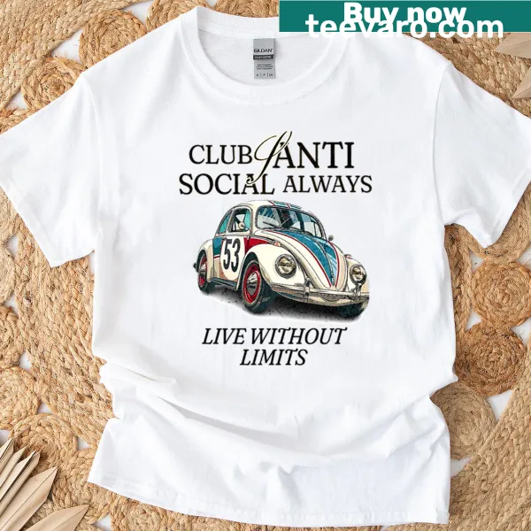 Artistic Club Cars t-shirt featuring stylish vehicle graphic