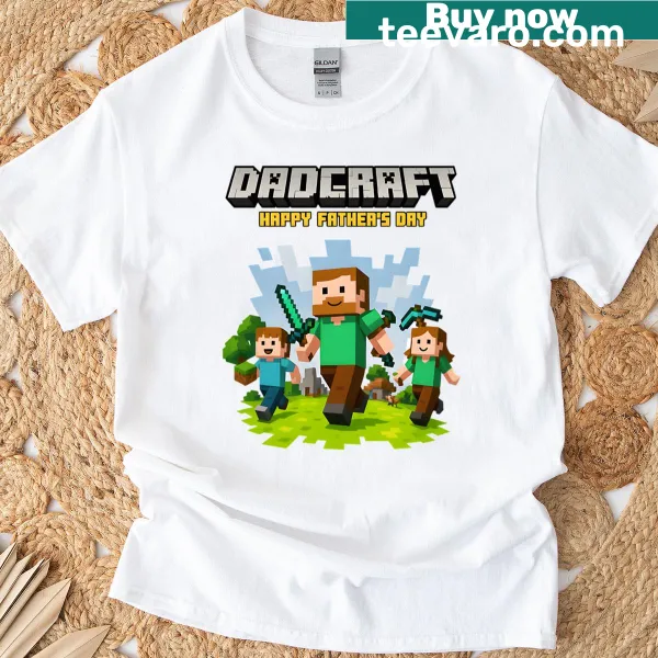 Happy Father's Day T-shirt with Dadcraft design