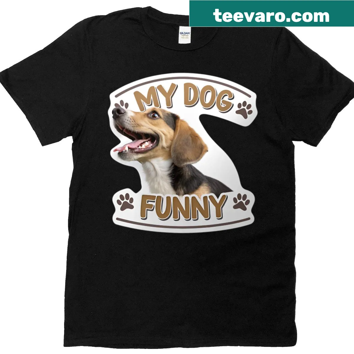 T-shirt with 'Perfect' phrase celebrating Beagle dogs — on a men's t-shirt