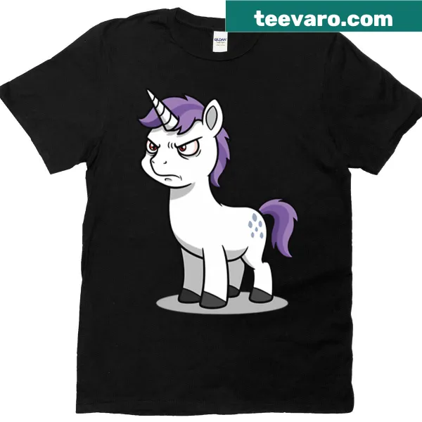 Whimsical unicorn illustration T-shirt with text