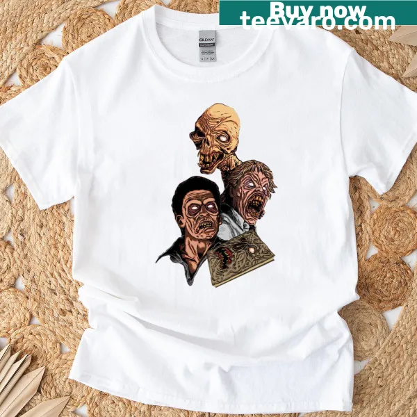 Evil Dead II T-shirt featuring iconic horror graphics