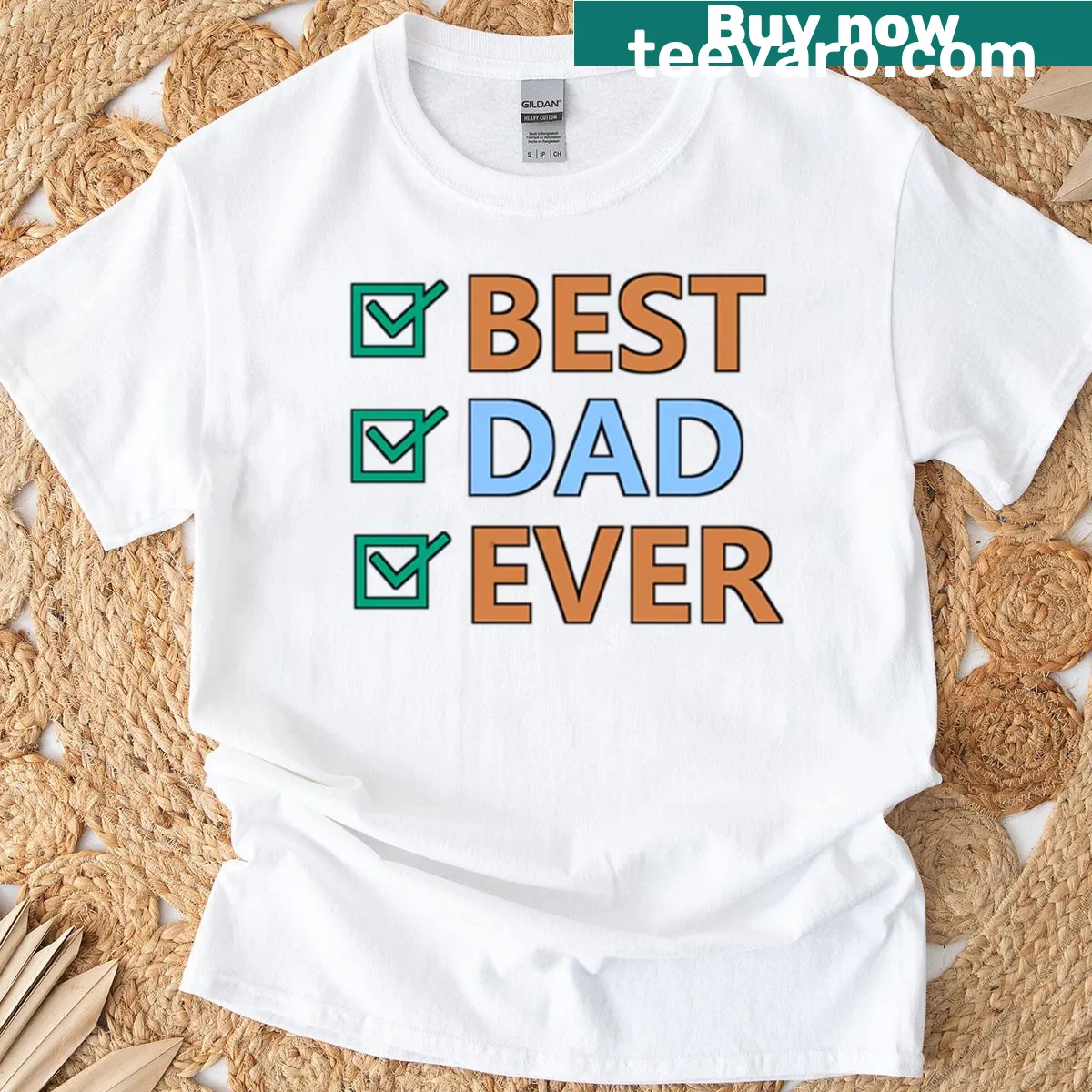 Playful Boxy T-shirt for Father's Day — on a men's t-shirt
