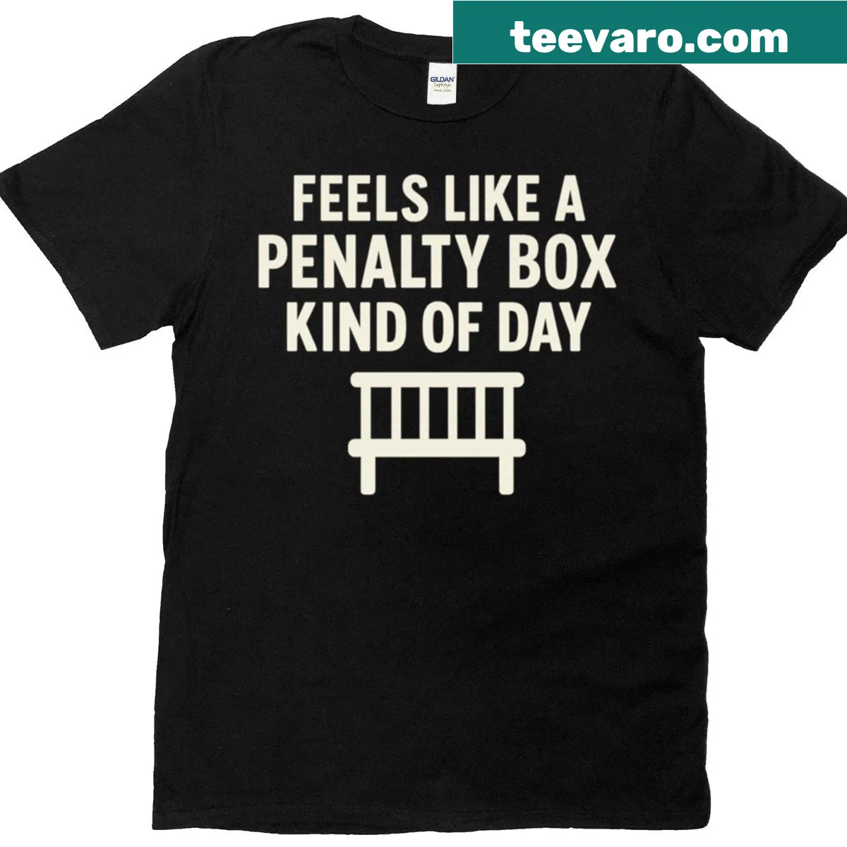 Sarcastic hockey quote T-shirt for fans — on a men's t-shirt