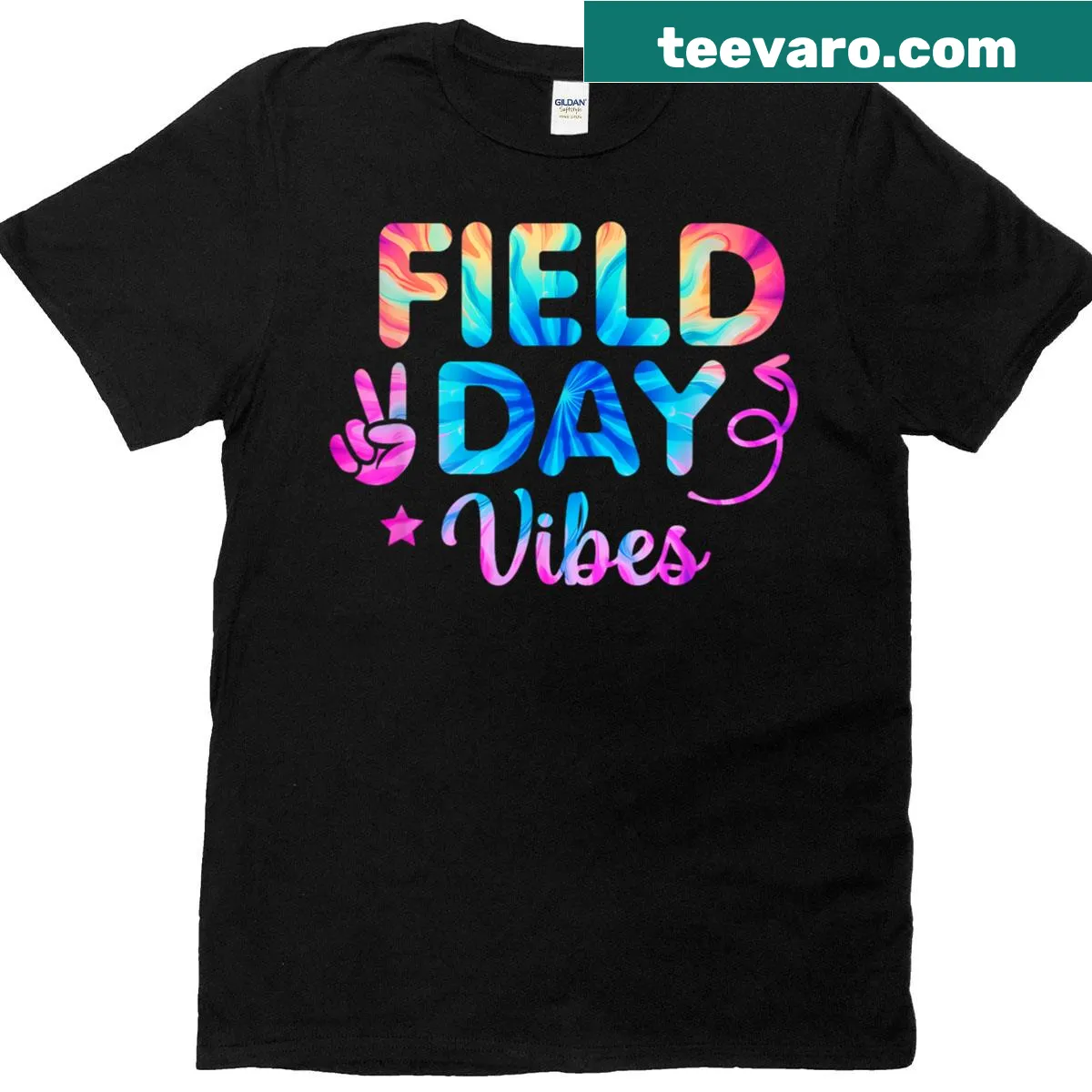 Let The Game Begin text for field day events — on a men's t-shirt