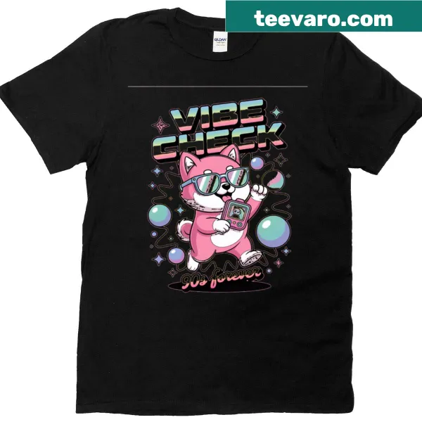 Vintage-style T-shirt with pastel colors, cute illustration, and inspiring slogan