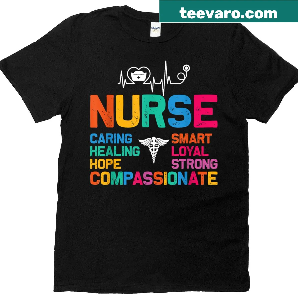 Funny nurse themed illustration on a women's T-shirt — on a men's t-shirt