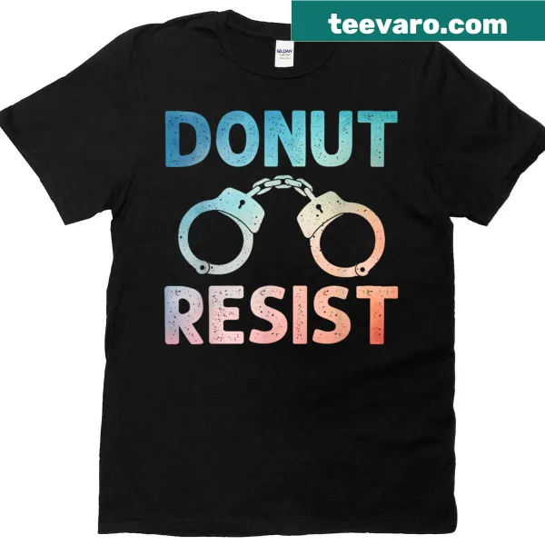 Humorous T-shirt featuring police officer design