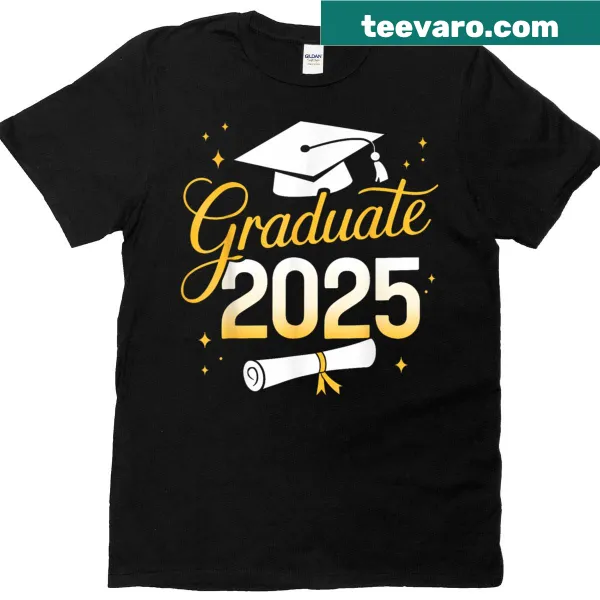 2025 Graduate t-shirt for celebrating graduation milestones