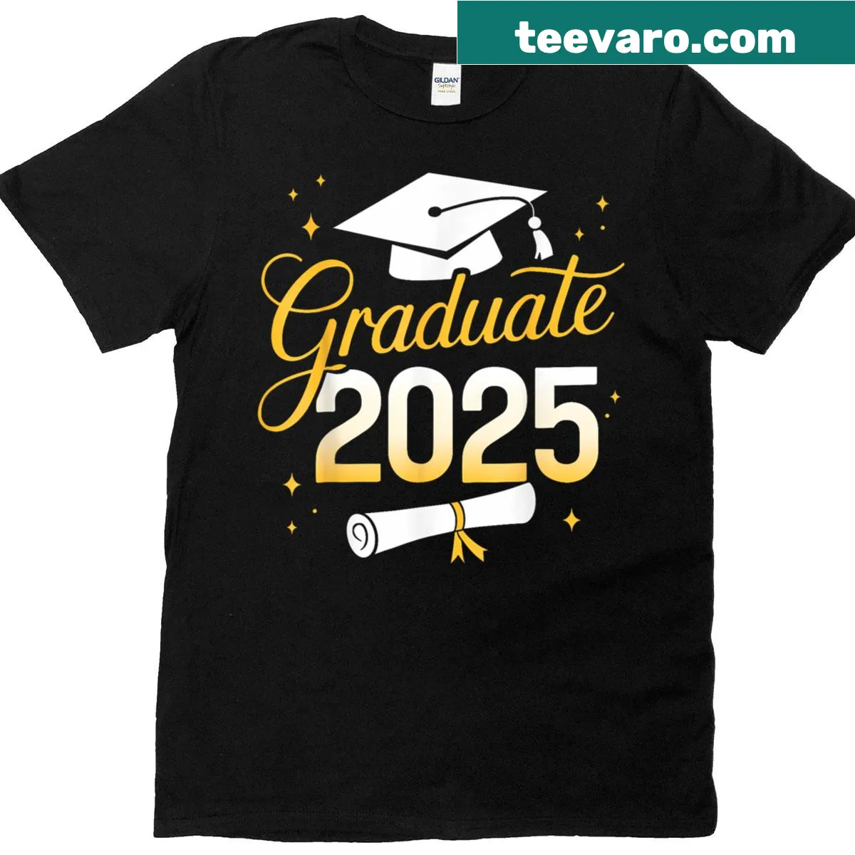 2025 Graduate t-shirt for celebrating graduation milestones — on a men's t-shirt