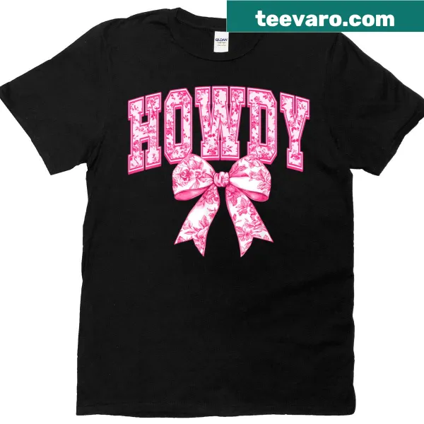 Retro Western T-shirt with a fun 'Howdy' graphic for women and girls