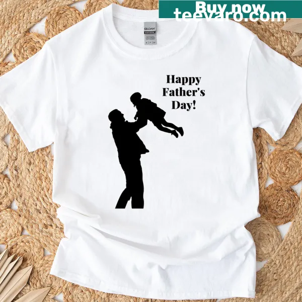 Active t-shirt for dads with a Father’s Day theme