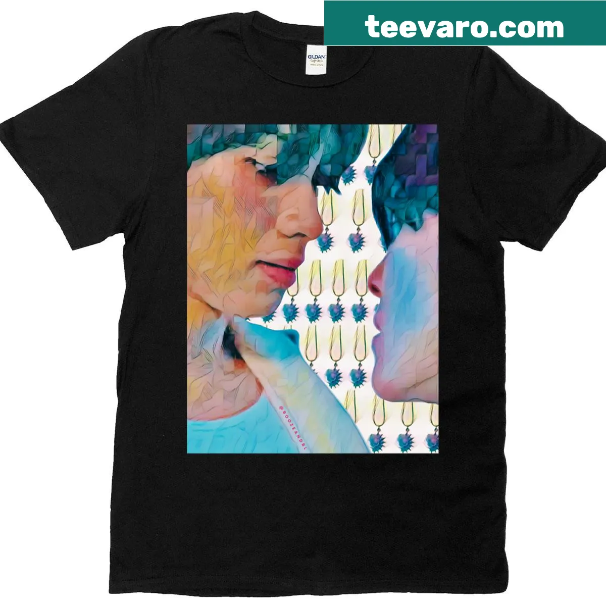 Oversized graphic T-shirt inspired by Jinakin series — on a men's t-shirt