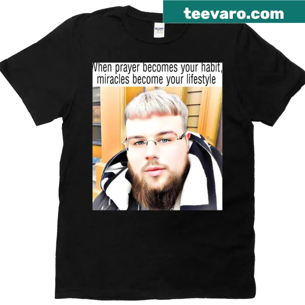 Typography t-shirt featuring Joeyy Miracles message