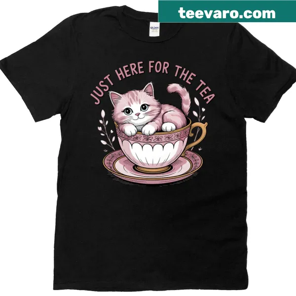 Humorous tea-themed graphic T-shirt with a witty saying