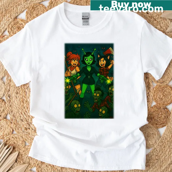 Emblematic mission log graphic on a t-shirt